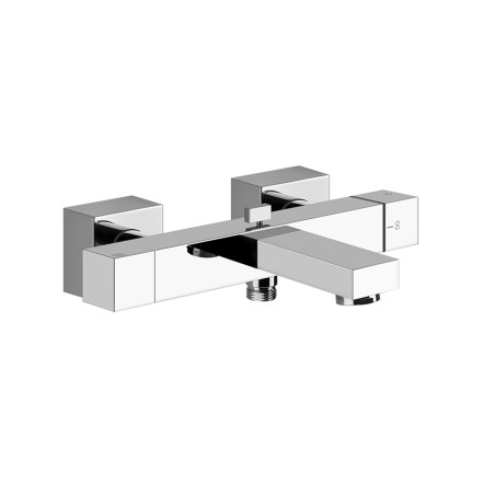 Gessi 20111 miscelatore termostatico esterno vasca con deviatore automatico linea RETTANGOLO