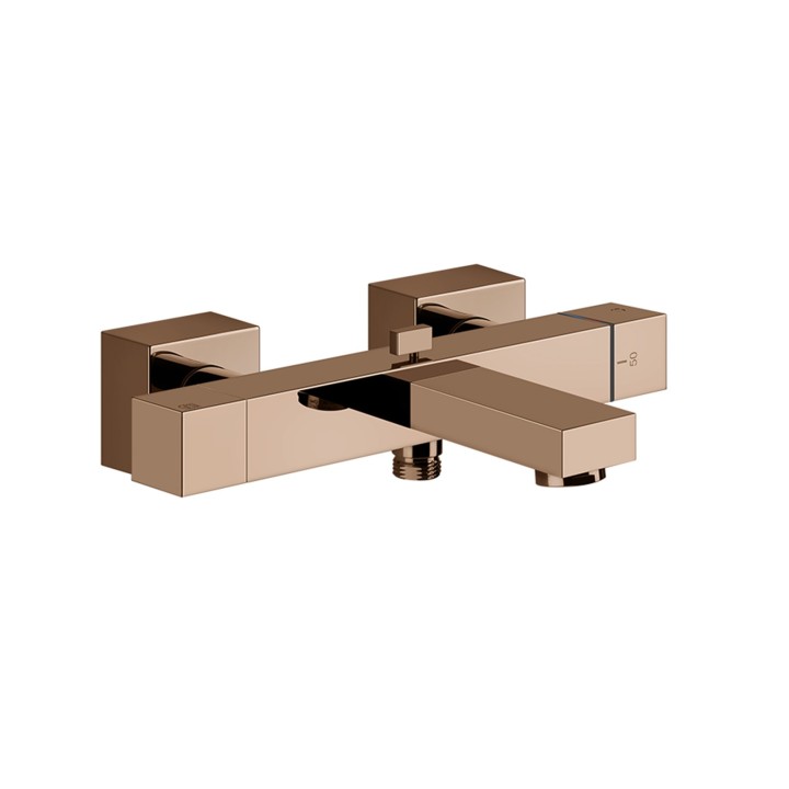 Gessi 20111 miscelatore termostatico esterno vasca con deviatore automatico linea RETTANGOLO