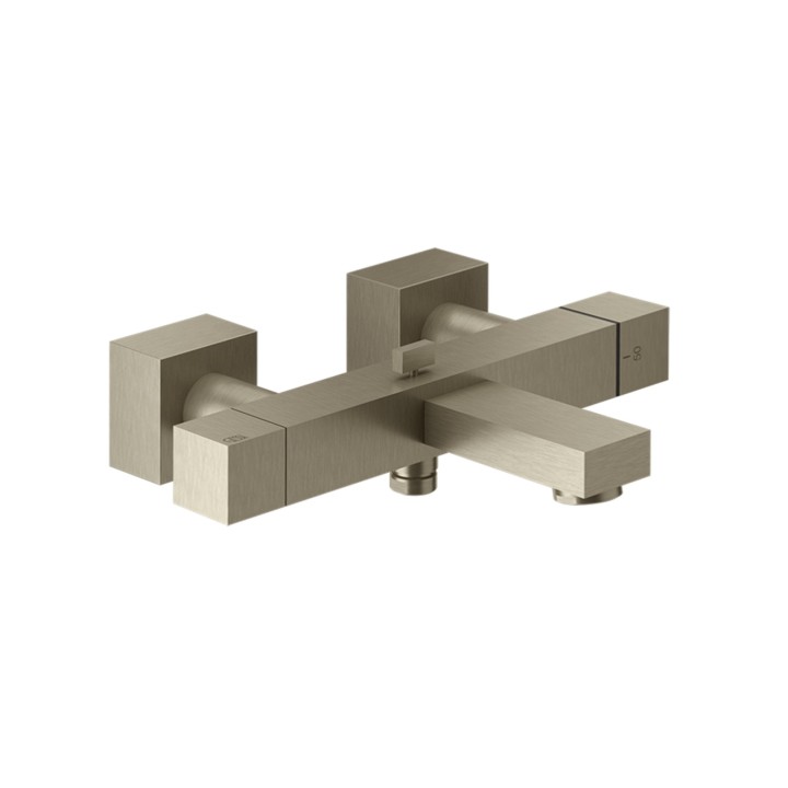 Gessi 20111 miscelatore termostatico esterno vasca con deviatore automatico linea RETTANGOLO