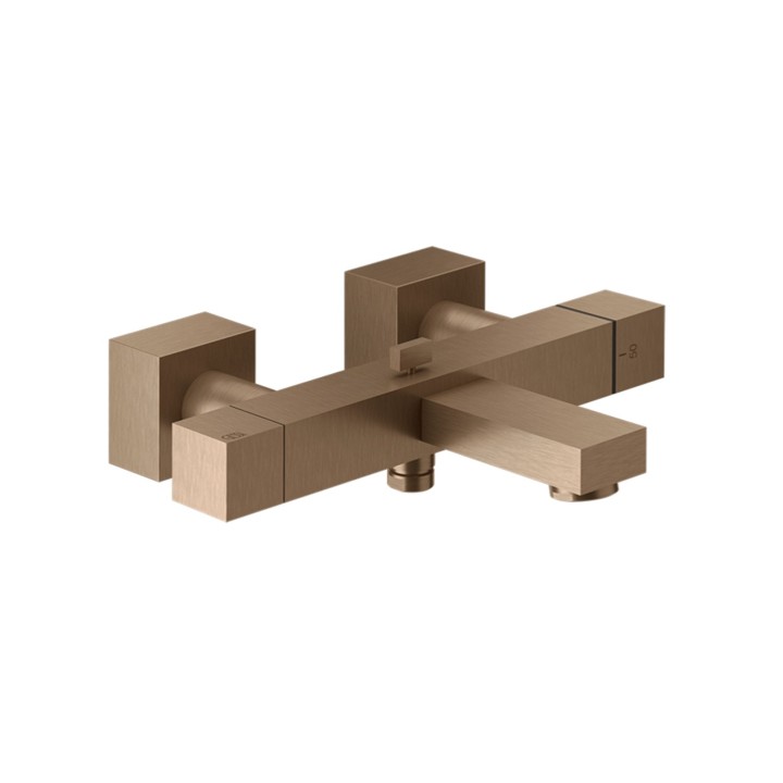 Gessi 20111 miscelatore termostatico esterno vasca con deviatore automatico linea RETTANGOLO