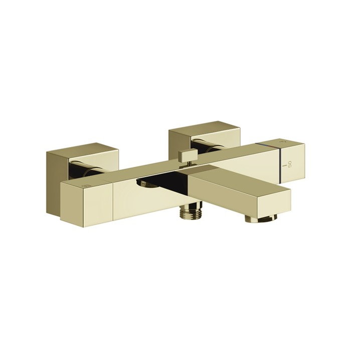 Gessi 20111 miscelatore termostatico esterno vasca con deviatore automatico linea RETTANGOLO