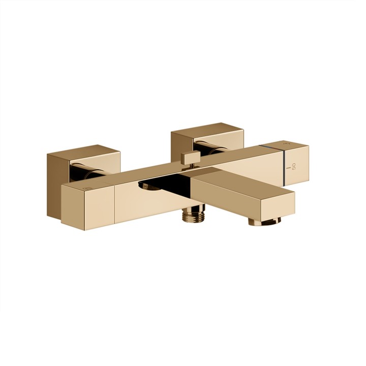 Gessi 20111 miscelatore termostatico esterno vasca con deviatore automatico linea RETTANGOLO