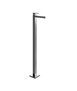 Gessi 20092 parte esterna miscelatore lavabo da terra senza scarico linea RETTANGOLO