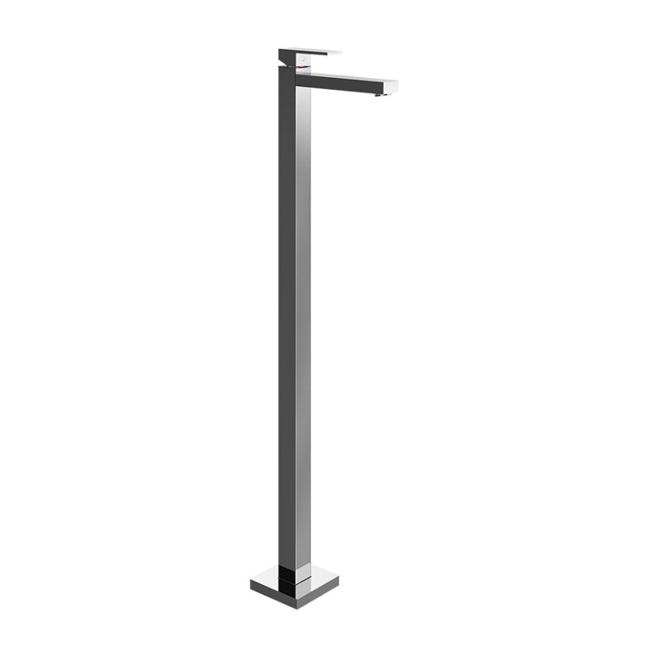 Gessi 20092 parte esterna miscelatore lavabo da terra senza scarico linea RETTANGOLO
