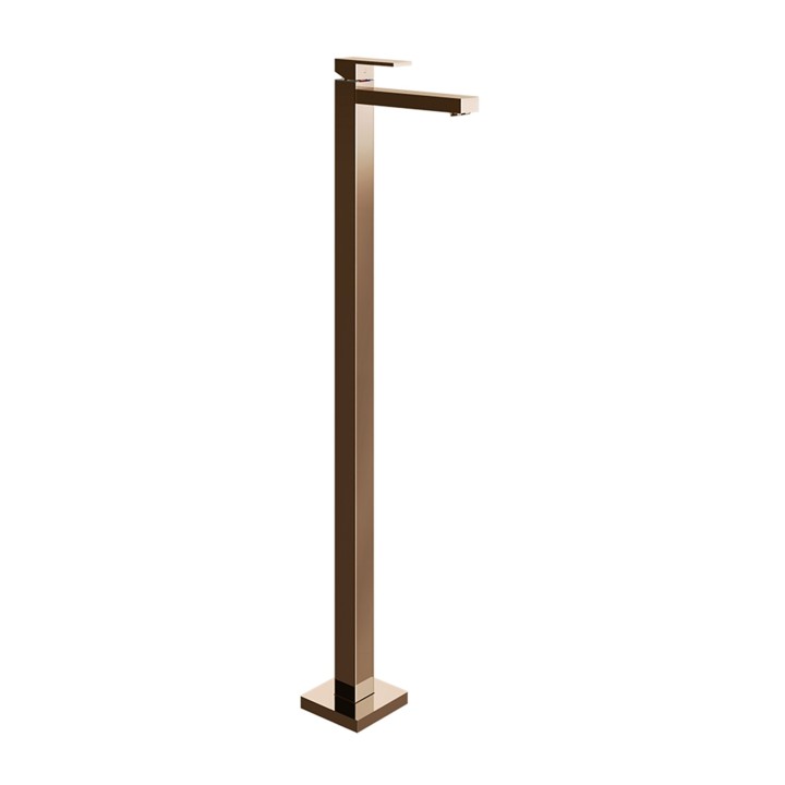 Gessi 20092 parte esterna miscelatore lavabo da terra senza scarico linea RETTANGOLO