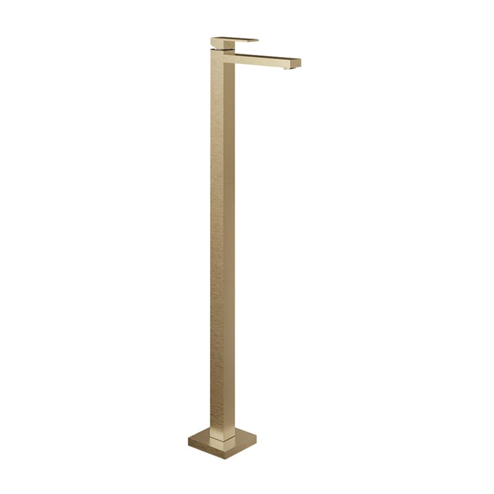 Gessi 20092 parte esterna miscelatore lavabo da terra senza scarico linea RETTANGOLO