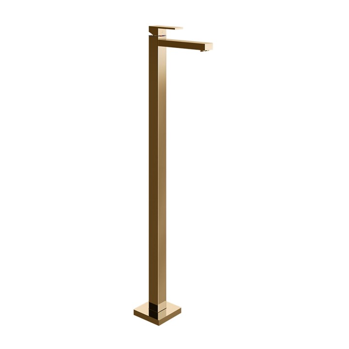 Gessi 20092 parte esterna miscelatore lavabo da terra senza scarico linea RETTANGOLO