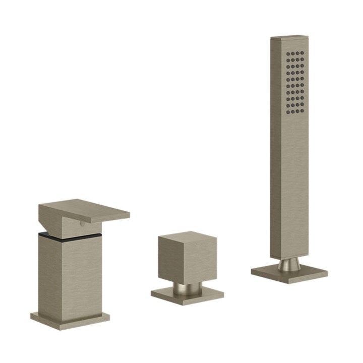 Gessi 20043 gruppo bordo vasca linea RETTANGOLO