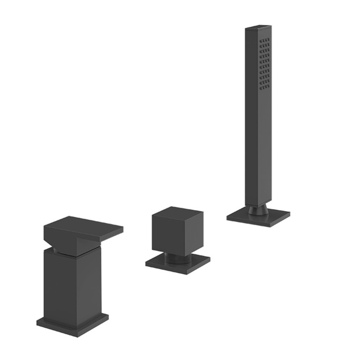 Gessi 20043 gruppo bordo vasca linea RETTANGOLO