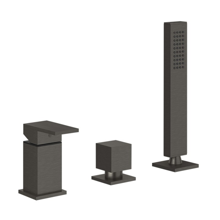 Gessi 20043 gruppo bordo vasca linea RETTANGOLO