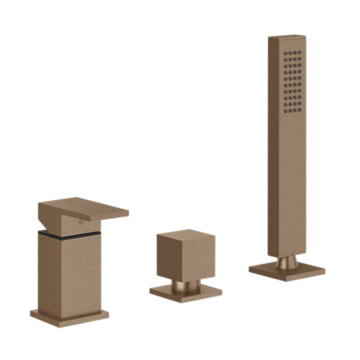 Gessi 20043 gruppo bordo vasca linea RETTANGOLO