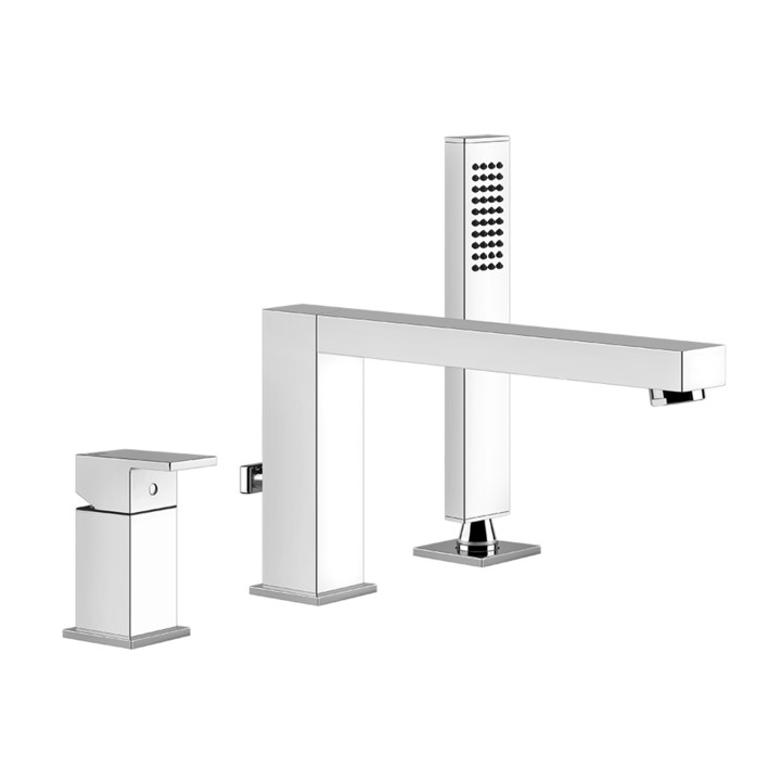 Gessi 20037 gruppo bordo vasca linea RETTANGOLO