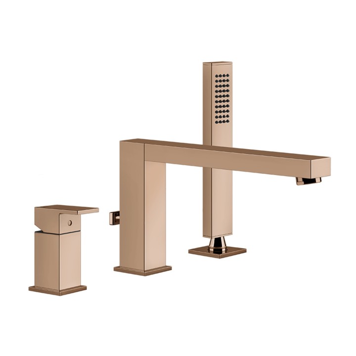 Gessi 20037 gruppo bordo vasca linea RETTANGOLO