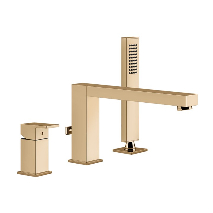 Gessi 20037 gruppo bordo vasca linea RETTANGOLO