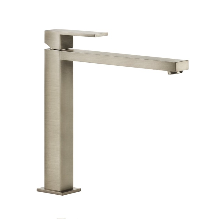 Gessi 11924 miscelatore lavabo alto senza scarico con flessibili di collegamento linea RETTANGOLO