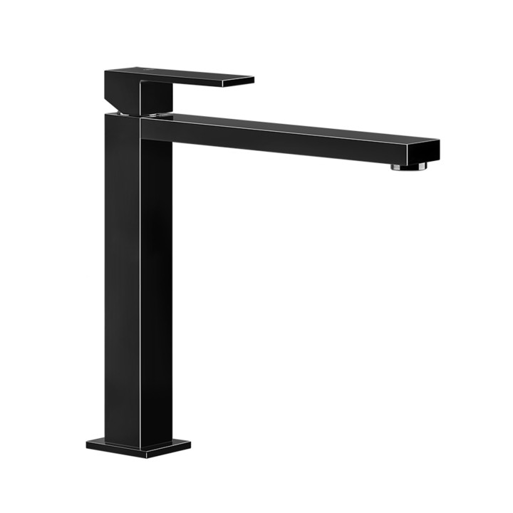 Gessi 11924 miscelatore lavabo alto senza scarico con flessibili di collegamento linea RETTANGOLO