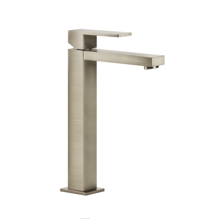 Gessi 11922 miscelatore lavabo alto senza scarico con flessibili di collegamento linea RETTANGOLO