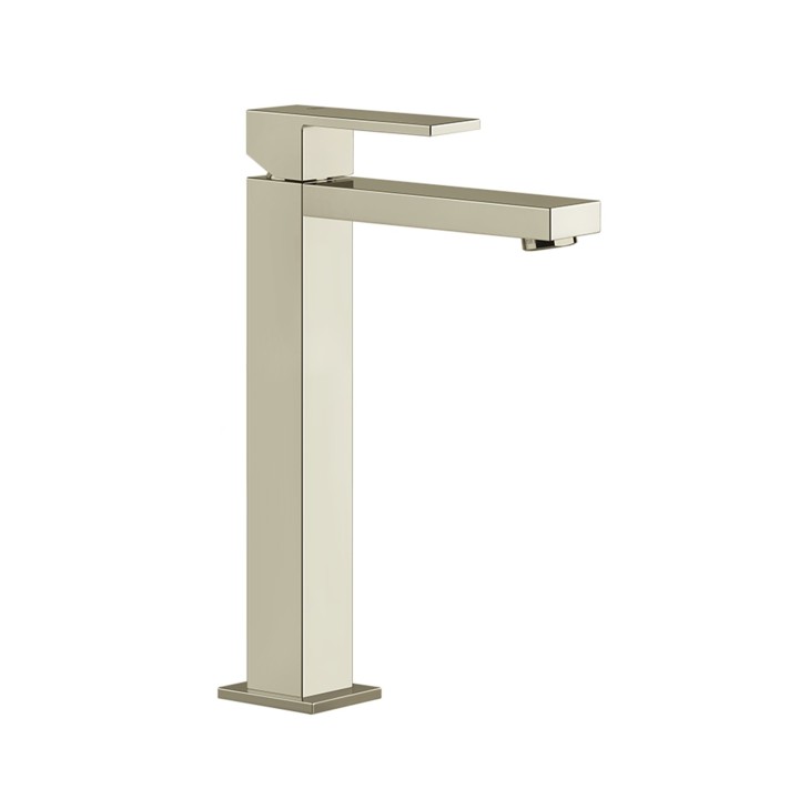 Gessi 11922 miscelatore lavabo alto senza scarico con flessibili di collegamento linea RETTANGOLO
