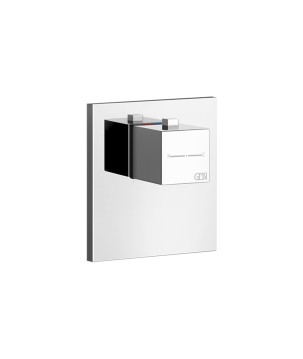 Gessi 43252 parte esterna miscelatore termostatico alta portata a parete linea RETTANGOLO