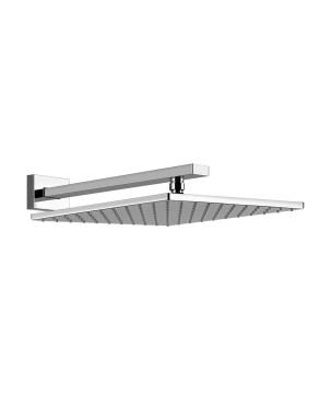 Gessi 15185 soffione anticalcare a parete orientabile linea RETTANGOLO