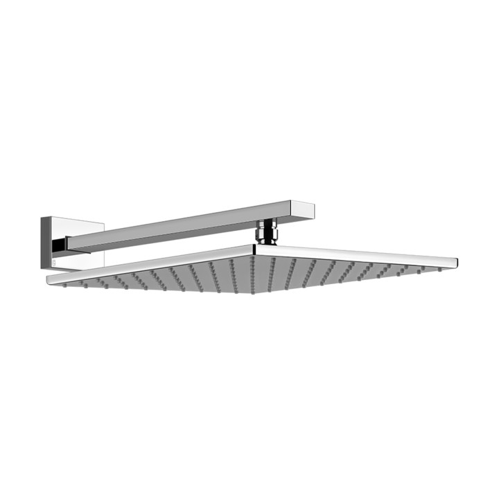 Gessi 15185 soffione anticalcare a parete orientabile linea RETTANGOLO