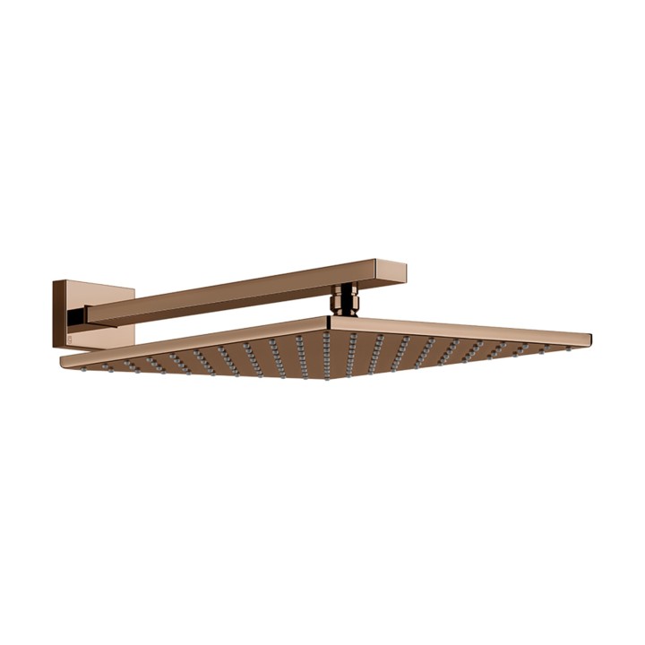 Gessi 15185 soffione anticalcare a parete orientabile linea RETTANGOLO