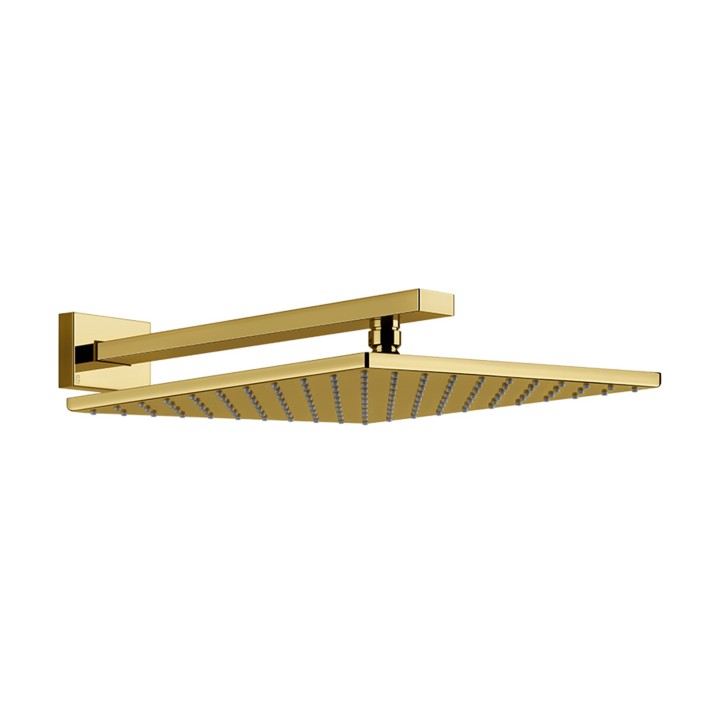 Gessi 15185 soffione anticalcare a parete orientabile linea RETTANGOLO