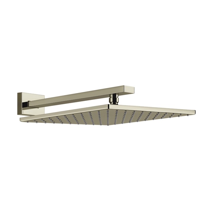 Gessi 15185 soffione anticalcare a parete orientabile linea RETTANGOLO