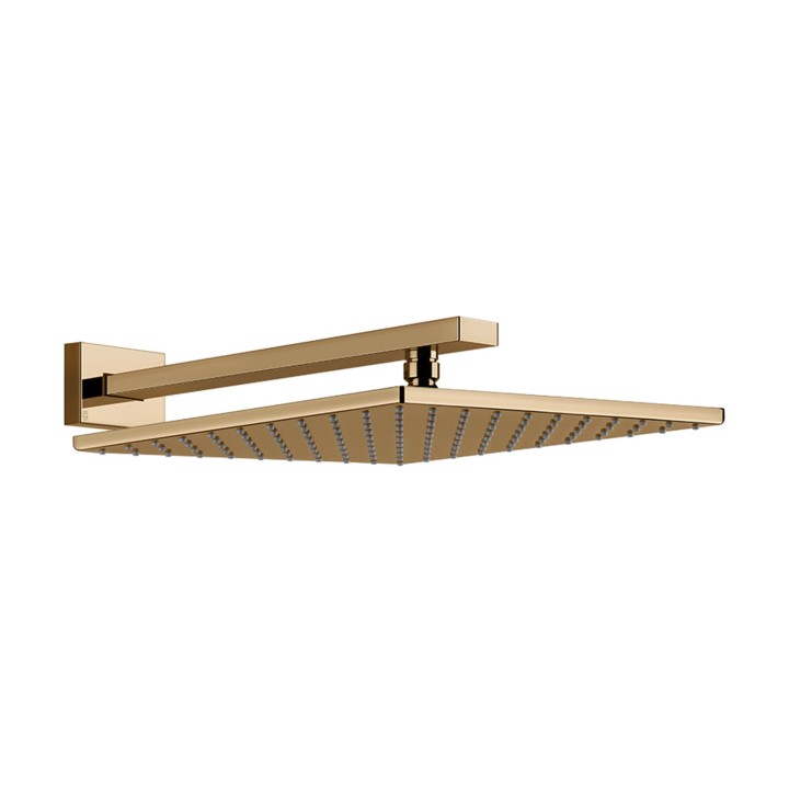 Gessi 15185 soffione anticalcare a parete orientabile linea RETTANGOLO