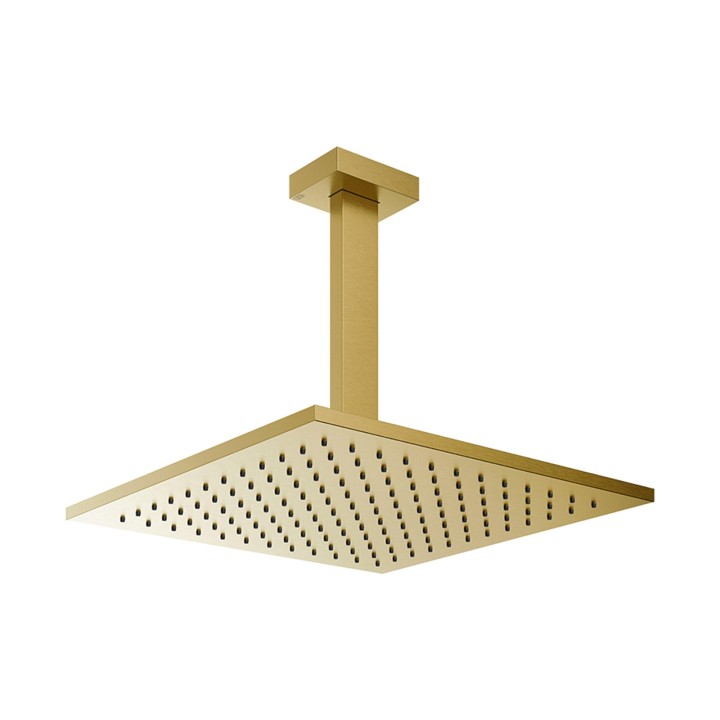 Gessi 15186 soffione anticalcare a soffitto orientabile linea RETTANGOLO