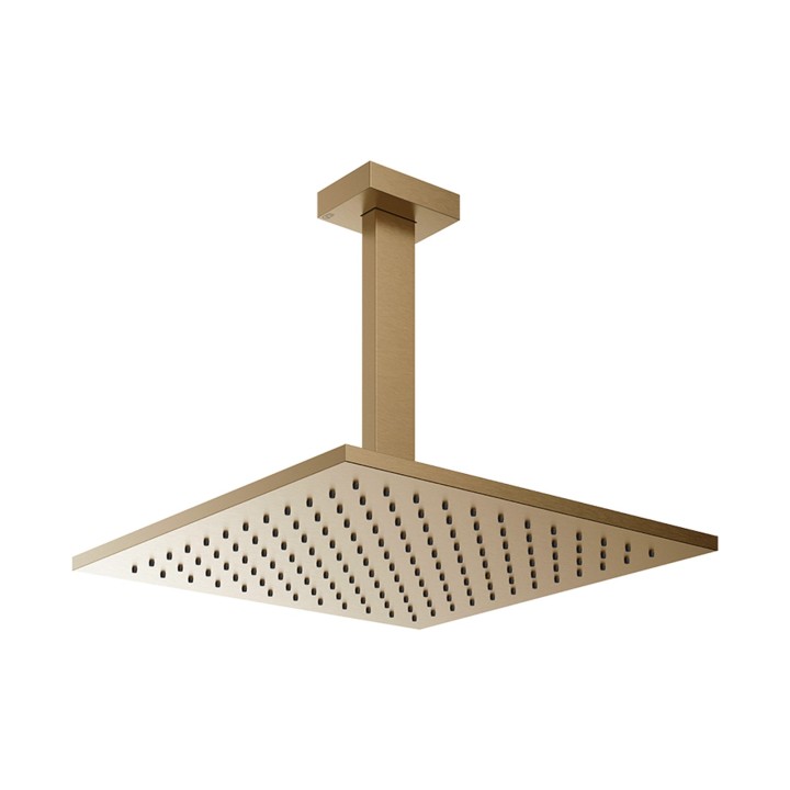 Gessi 15186 soffione anticalcare a soffitto orientabile linea RETTANGOLO