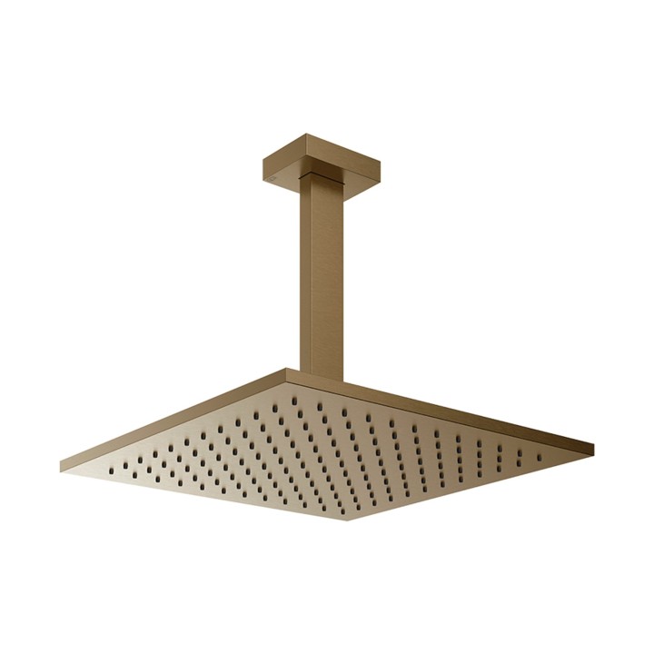 Gessi 15186 soffione anticalcare a soffitto orientabile linea RETTANGOLO