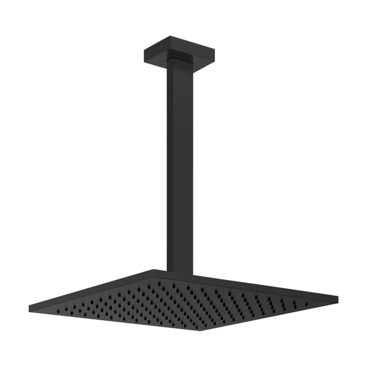 Gessi 15199 soffione anticalcare a soffitto braccio altezza personalizzabile linea RETTANGOLO