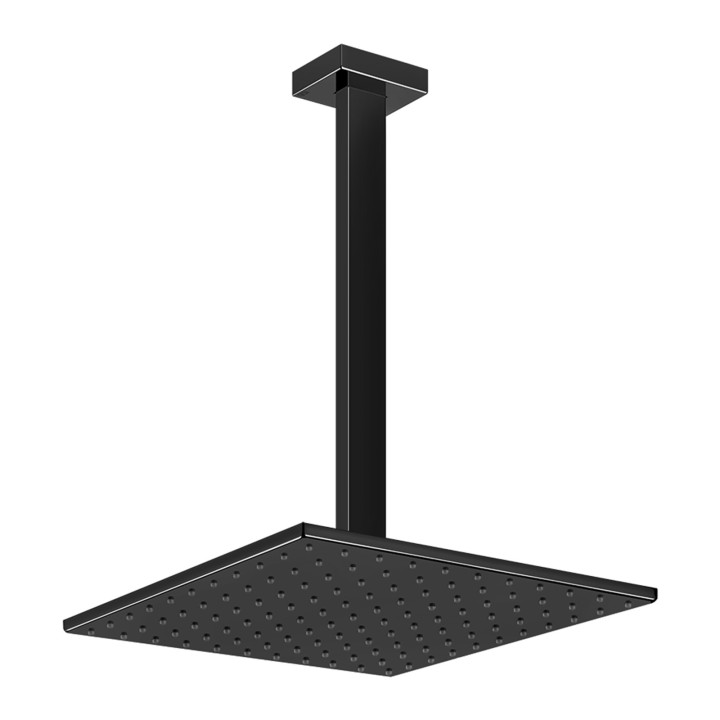 Gessi 15199 soffione anticalcare a soffitto braccio altezza personalizzabile linea RETTANGOLO