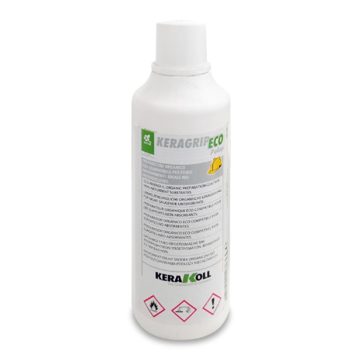 Kerakoll KERAGRIP ECO PULEP primer trattamento pulizia fondi inassorbenti 1 LT Kerakoll KERAGRIP ECO PULEP primer trattamento pulizia fondi inassorbenti 1 LT