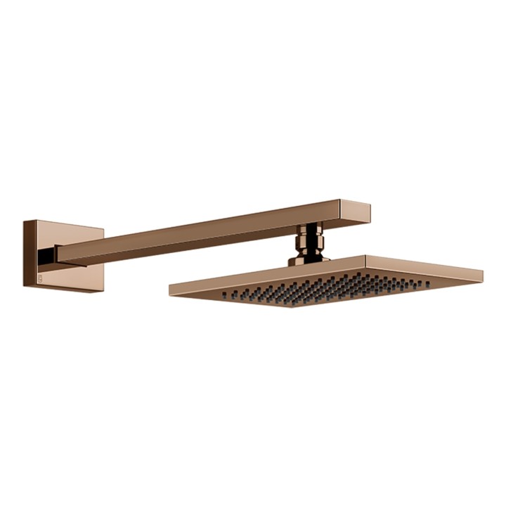 Gessi 20148 soffione anticalcare a parete orientabile linea RETTANGOLO