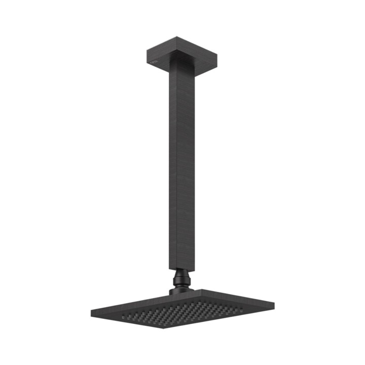 Gessi 20150 soffione anticalcare a soffitto braccio altezza personalizzabile linea RETTANGOLO