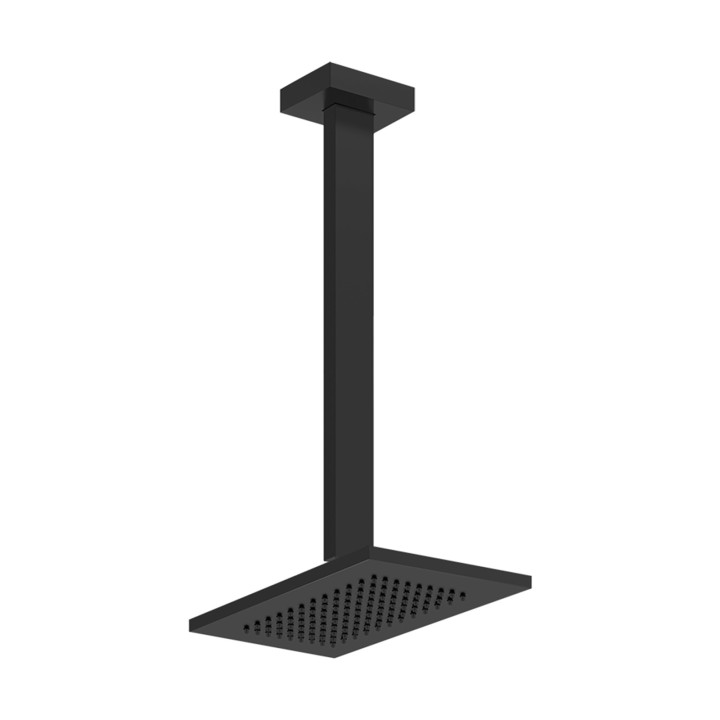 Gessi 20150 soffione anticalcare a soffitto braccio altezza personalizzabile linea RETTANGOLO
