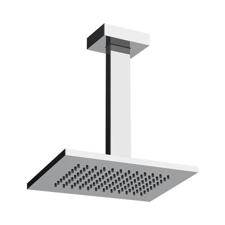 Gessi 20151 soffione anticalcare a soffitto orientabile linea RETTANGOLO
