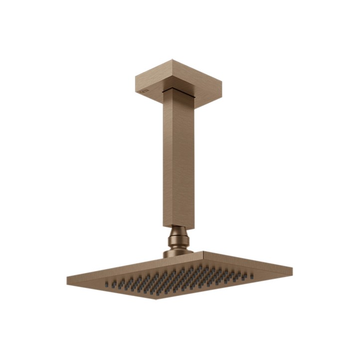 Gessi 20151 soffione anticalcare a soffitto orientabile linea RETTANGOLO