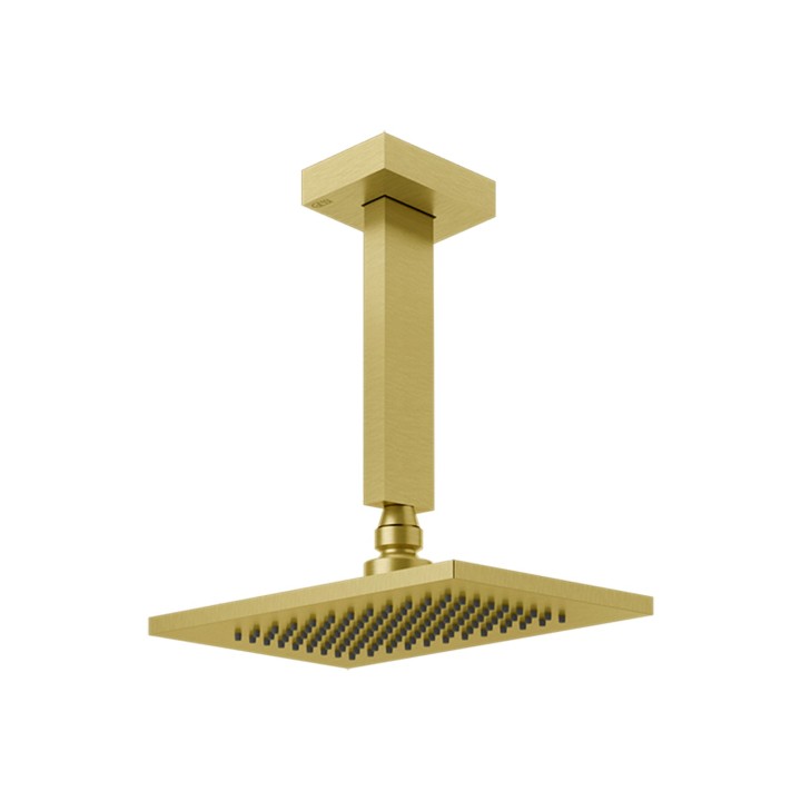 Gessi 20151 soffione anticalcare a soffitto orientabile linea RETTANGOLO