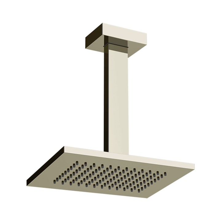 Gessi 20151 soffione anticalcare a soffitto orientabile linea RETTANGOLO