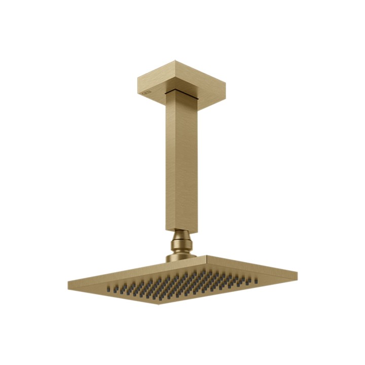 Gessi 20151 soffione anticalcare a soffitto orientabile linea RETTANGOLO