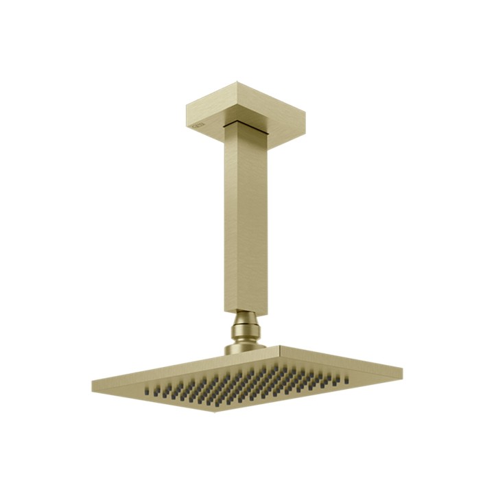 Gessi 20151 soffione anticalcare a soffitto orientabile linea RETTANGOLO