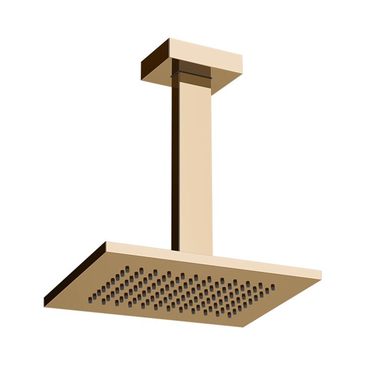 Gessi 20151 soffione anticalcare a soffitto orientabile linea RETTANGOLO