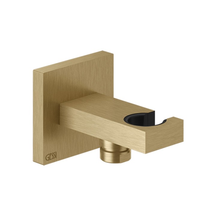 Gessi 20161 presa acqua con supporto doccetta linea RETTANGOLO