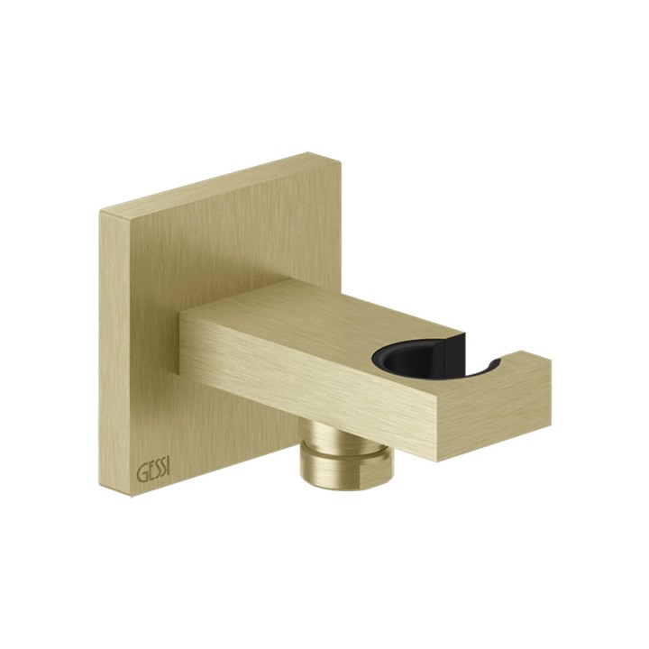 Gessi 20161 presa acqua con supporto doccetta linea RETTANGOLO