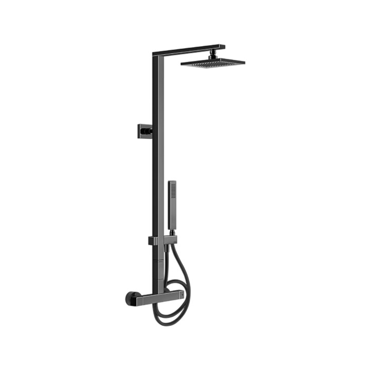 Gessi 23447 miscelatore termostatico a parete con soffione linea RETTANGOLO
