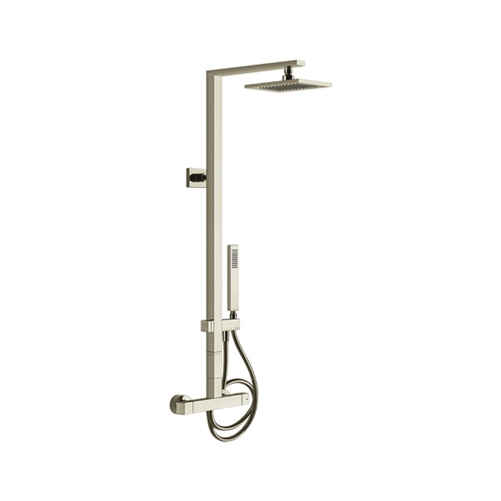 Gessi 23447 miscelatore termostatico a parete con soffione linea RETTANGOLO