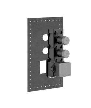 Gessi 43103 parte incasso miscelatore termostatico alta portata 2 uscite indipendenti